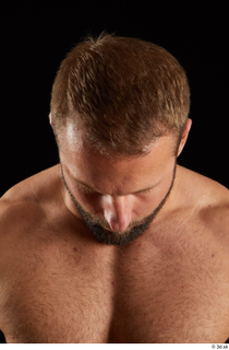 Dave  2 bearded flexing front view head 0007.jpg
